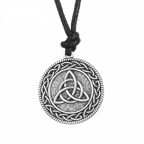 Silver Plated Celtic Pagan Amulet