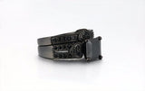 Gothic/Punk Black Metal Engagement Ring & Wedding Band