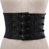 Wide Belt Corset with Small Buckle