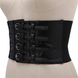 Wide Belt Corset with Small Buckle