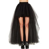 Gothic Punk Tull Maxi Skirt