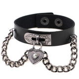 1977 Punk Inspired Cuff Leather Bracelet