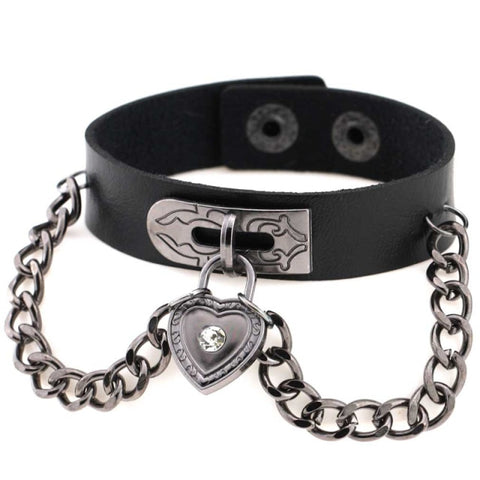 1977 Punk Inspired Cuff Leather Bracelet