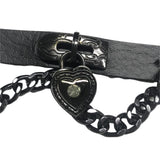 1977 Punk Inspired Cuff Leather Bracelet