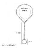 1977 Punk Rock Chain with Circle Pendant.