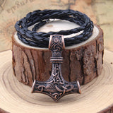 Thor's Hammer Viking Pendant Necklace