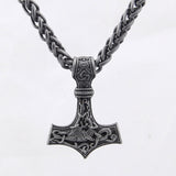 Thor's Hammer Viking Pendant Necklace