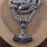 Thor's Hammer Viking Pendant Necklace