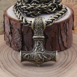 Thor's Hammer Viking Pendant Necklace