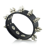 1977 Punk Rock Cone Studded Cuff Bracelet