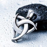 Stainless Steel Pagan Knot Pendant Necklace