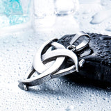 Stainless Steel Pagan Knot Pendant Necklace