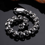 Gothic Punk Skull Bracelet for Men