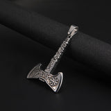 Viking Double Axe Necklace or Single Axe of Stainless Steel