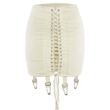 Gothic Punk Lace Up Mini Skirt