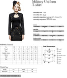 Punk Military Cropped Jacket with suspenders