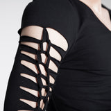 Men's Punk Rock Gothic Black Tee