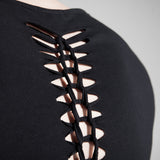 Men's Punk Rock Gothic Black Tee