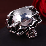 Street Punk/Goth Metal Skull Men's Ring