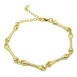 Skeleton Bone Style Sleek Gothic / Glam Punk Bracelet