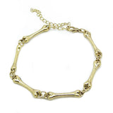 Skeleton Bone Style Sleek Gothic / Glam Punk Bracelet