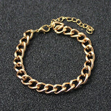 Street Punk Cuban Link Chain Bracelet