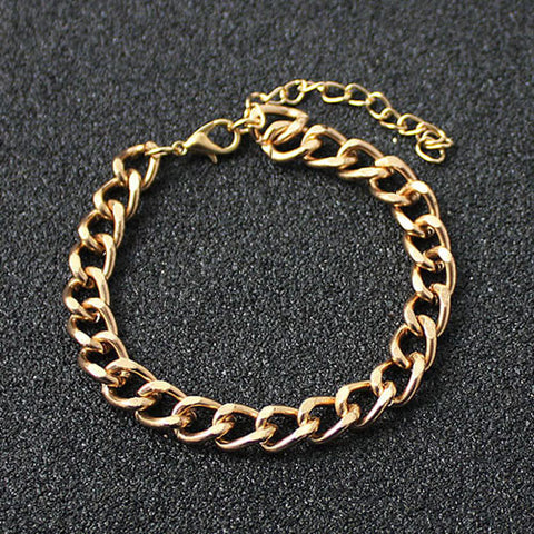 Street Punk Cuban Link Chain Bracelet