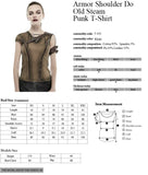 Vintage style Steampunk top (Black or Brown)