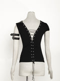 Vintage style Steampunk top (Black or Brown)