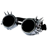 Steampunk Welder Style Sunglasses with Spikes.