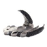 Punk Style Crystal Rhinestone Fake Nails Set