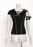 Vintage style Steampunk top (Black or Brown)