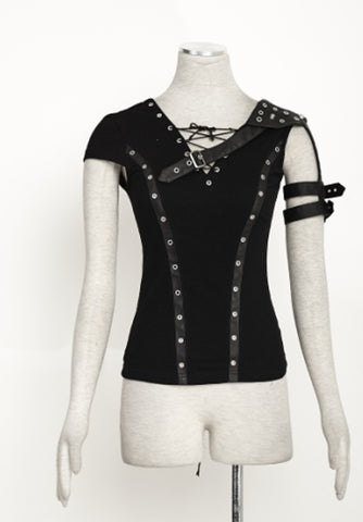 Vintage style Steampunk top (Black or Brown)