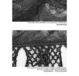 Punk Gothic Mini Women Lace Skirt