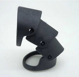 Sleek Punk Metal Armor Hinged Knuckle Ring