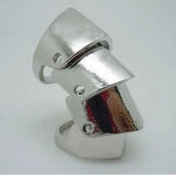 Sleek Punk Metal Armor Hinged Knuckle Ring