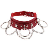 Harajuku Punk Leather Choker Necklace