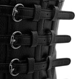 Wide Belt Corset with Small Buckle