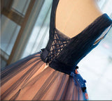 Soft Gothic Sleeveless Lace Up Wedding Dress