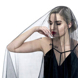 Long Black Wedding Veil  - 1.5, 3, or 5 meters