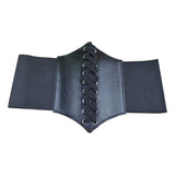 Wide Belt Corset Belt with Laced up front