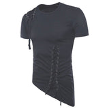 Slim fit street-punk style men's t-shirt