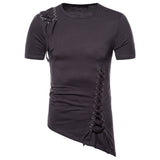 Slim fit street-punk style men's t-shirt