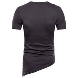 Slim fit street-punk style men's t-shirt