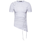 Slim fit street-punk style men's t-shirt