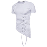 Slim fit street-punk style men's t-shirt