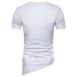 Slim fit street-punk style men's t-shirt
