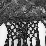 Punk Gothic Mini Women Lace Skirt