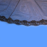 One-Layer Black Bridal Veil