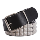 1977 Punk Rock Belt with Pyramid Rivet Studs